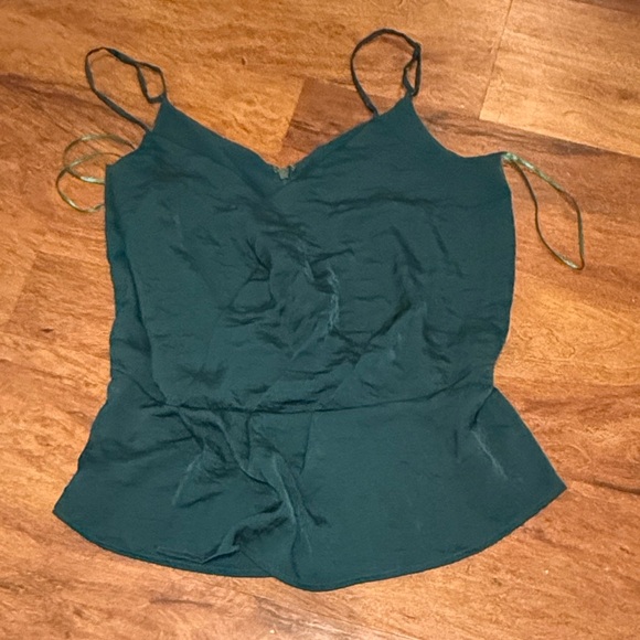 Teal Spaghetti Strap Top - Picture 2 of 5